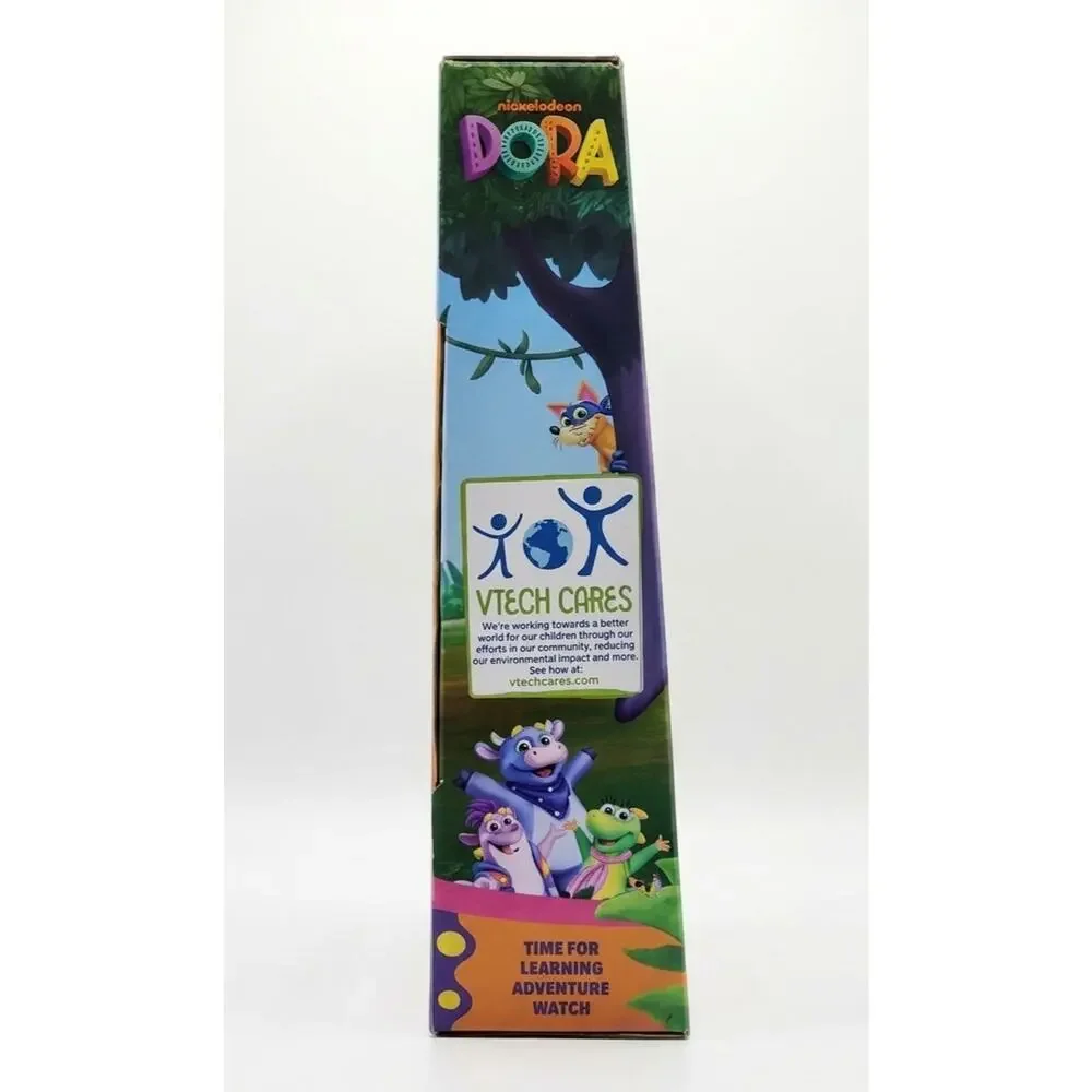 New VTech Nickelodeon Dora The Explorer Time For Learning Adventure Watch *NIB*
